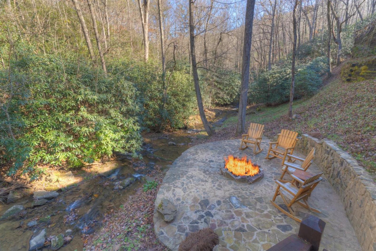 Rushing Waters - Creekside Cabin In North Ga Blue Ridge Εξωτερικό φωτογραφία