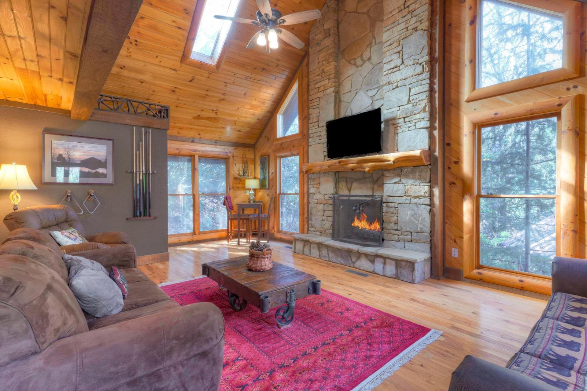 Rushing Waters - Creekside Cabin In North Ga Blue Ridge Εξωτερικό φωτογραφία