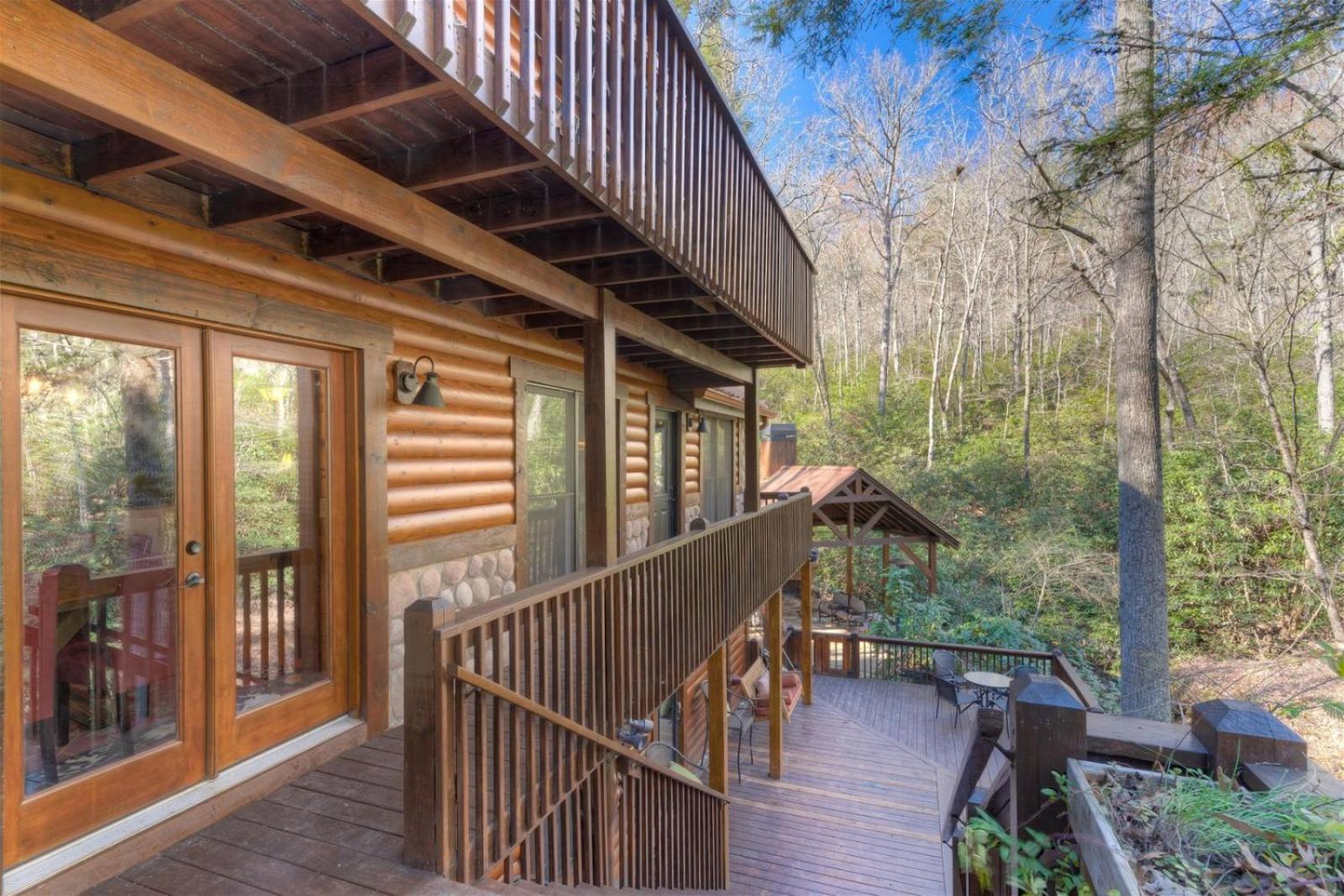 Rushing Waters - Creekside Cabin In North Ga Blue Ridge Εξωτερικό φωτογραφία