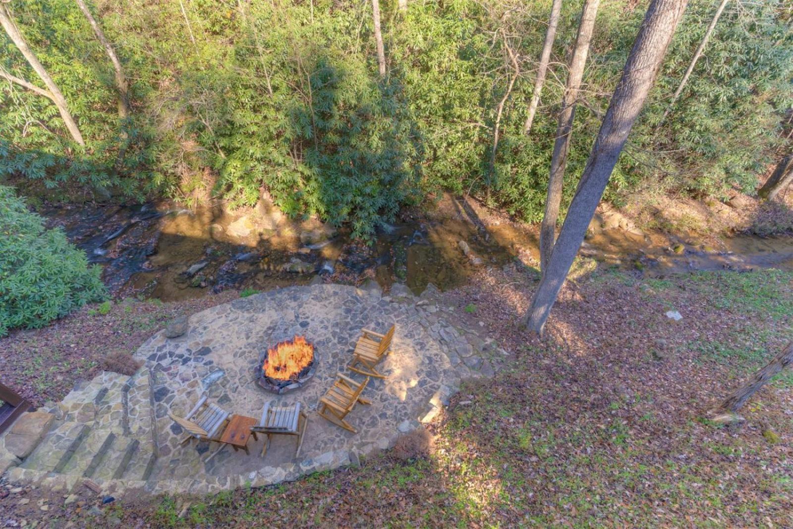 Rushing Waters - Creekside Cabin In North Ga Blue Ridge Εξωτερικό φωτογραφία